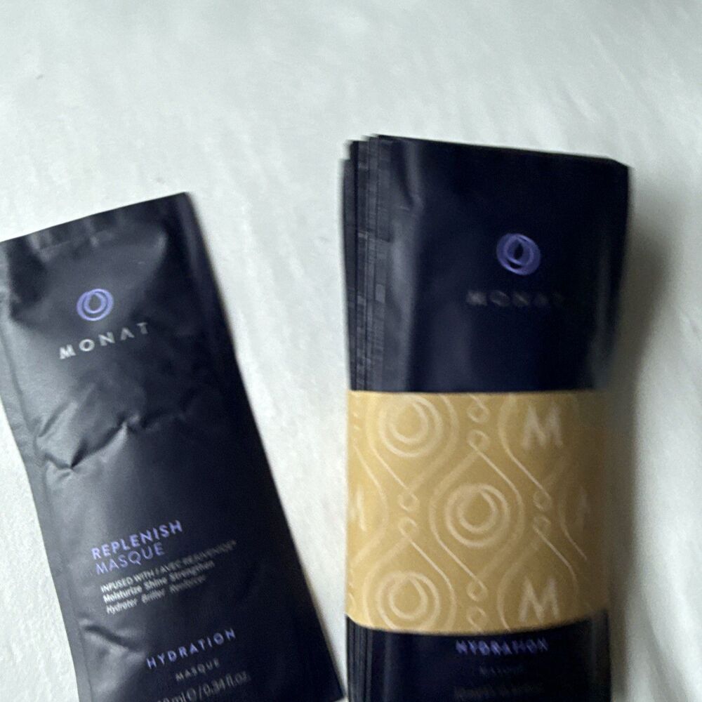 LOT of 10 Monat Replenish Masque Hydration Travel Size 10 ml